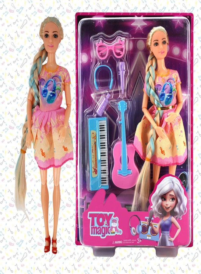 ToyMagic Fairy Doll Assortment | Magical Pop Star Doll Or Fairies Flower | Includes Stylish Accessories | Movable Limbs for Character Playset | Ideal Gift for Girls Aged 3 and Above | Assorted Themes - Image 1